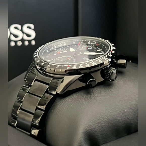 HB1513854- Hugo Boss Men’s Pilot Edition Chrono Quartz Watch - Picture 5 of 11